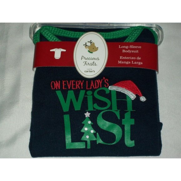 Carters On Every Lady's Wish List Blue Christmas - Picture 1 of 2